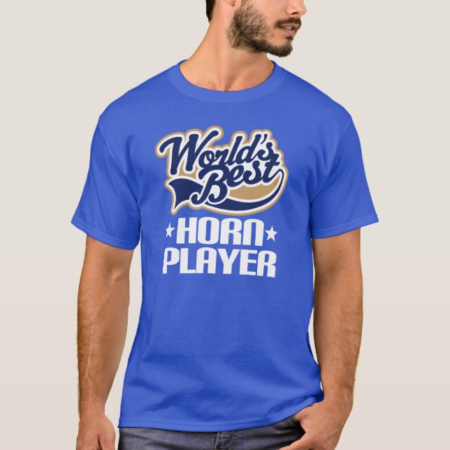 World's Best Horn Player Music T-shirt (Front)