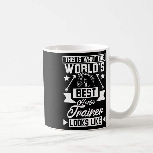 World's Best Horse Trainer 1  Coffee Mug (Right)