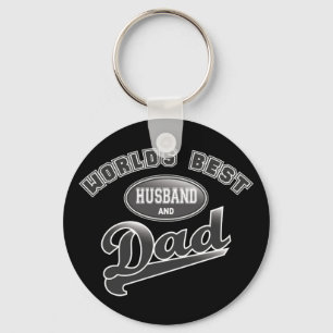 World's Best Husband & Dad Keychain