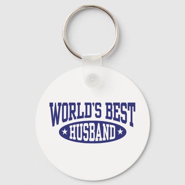 World's Best Husband Keychain (Front)