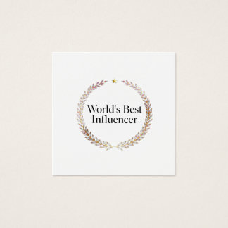 World's Best Influencer T-Shirt Funny Content Crea