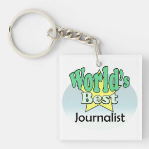 World's best Journalist Keychain