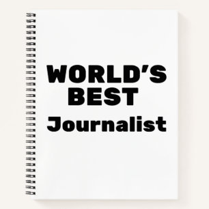 World's Best Journalist Notebook