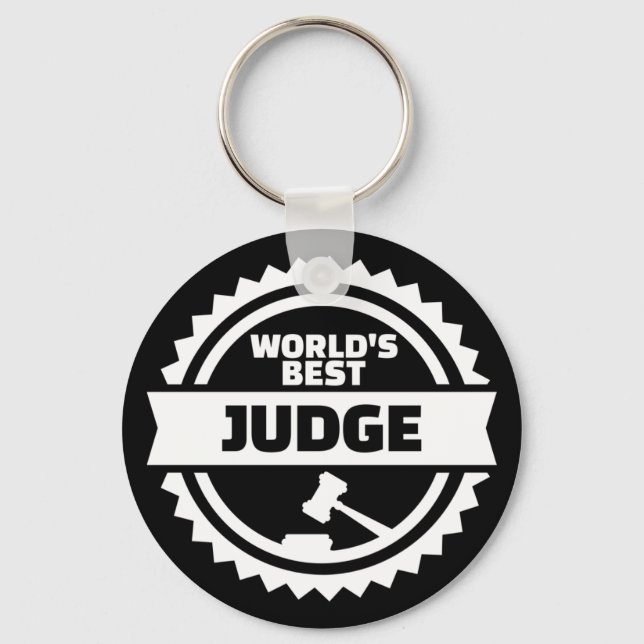 World's best Judge Keychain (Front)