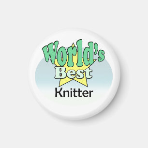 World's Best Knitter Magnet