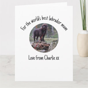 World's Best Labrador Mum Mother's Day Card
