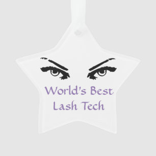 World's Best Lash Technician Ornament