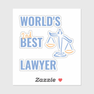 World's best Lawyer. Colleague gift idea. Attorney