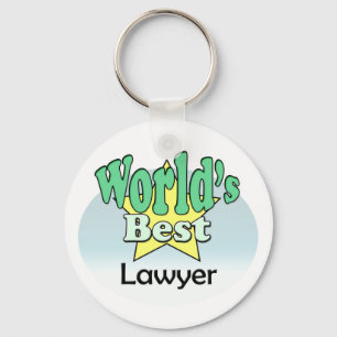 World's Best Lawyer Keychain