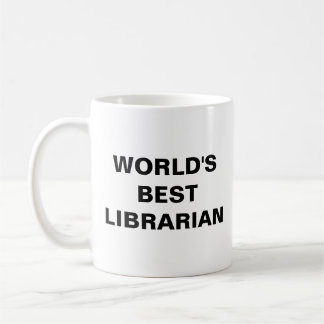 World's best librarian coffee mug