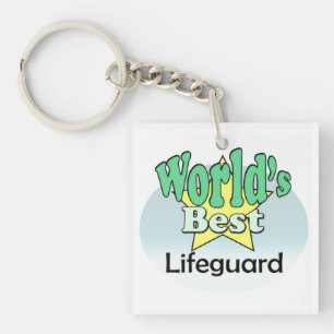 World's Best LIfeguard Keychain