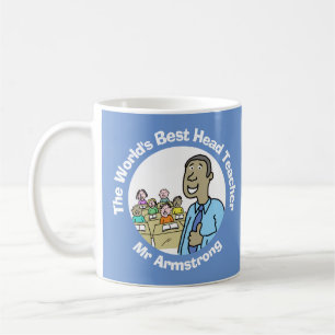 World's Best Male Head Teacher Coffee Mug