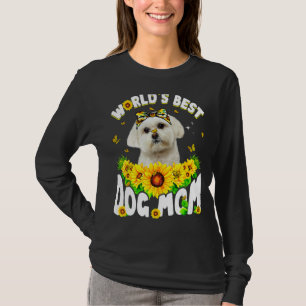 World's Best Maltese Dog Mom  Mother's Day T-Shirt