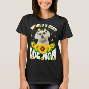 World's Best Maltese Dog Mom  Mother's Day T-Shirt