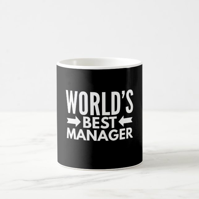 Worlds Best Manager Coffee Mug (Center)