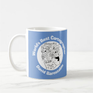 World's Best Mapping Cartographer Coffee Mug