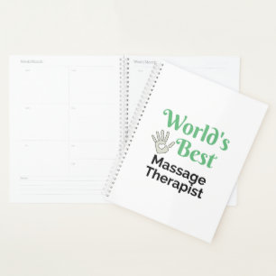 World's Best Massage Therapist Planner