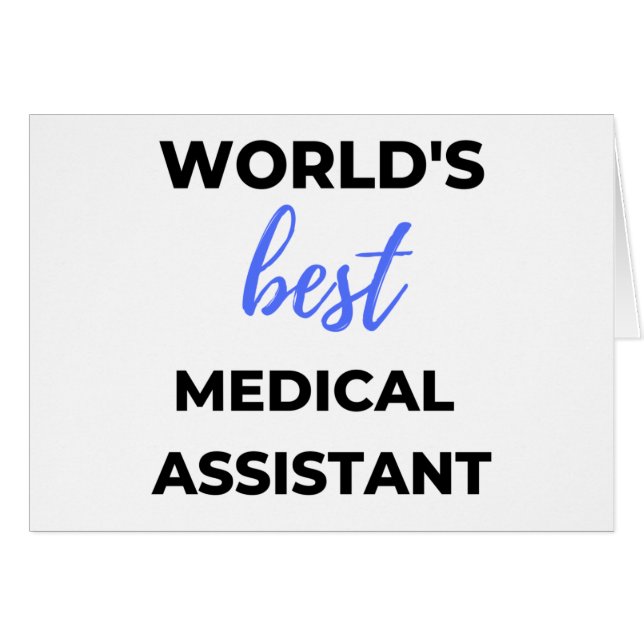 World's Best Medical Assistant 2 (Front Horizontal)