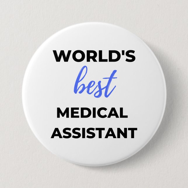 World's Best Medical Assistant 2 3 Inch Round Button (Front)