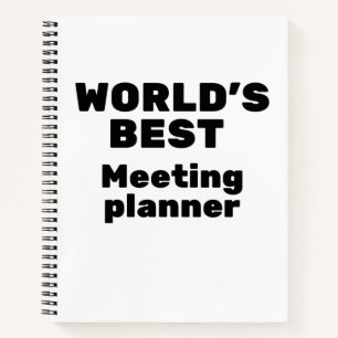 World's Best Meeting Planner Notebook