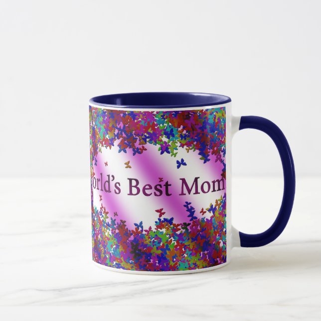 World's Best Mom #1 Mug (Right)
