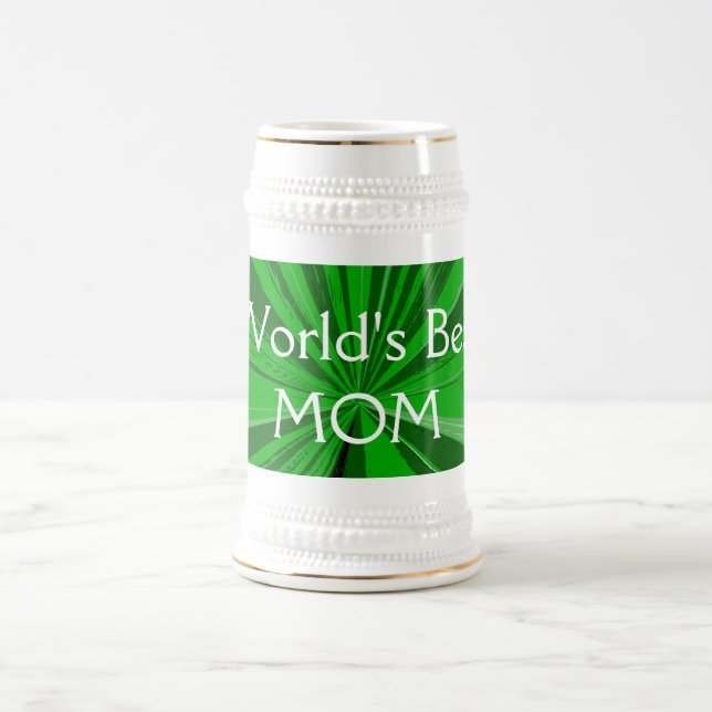 Worlds Best Mom Beer Stein (Center)