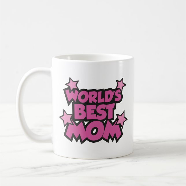 World's Best Mom Coffee Mug (Left)
