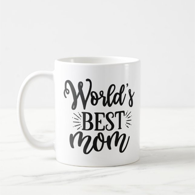World's best mom coffee mug (Left)