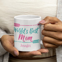 World's Best Mom Cute Custom Mother's Day