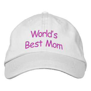 World's Best Mom - Embroidered Hat