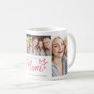 World's Best Mom Ever Photo Collage Mother's Day Coffee Mug