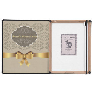 World's Best Mom Golden Style iPad Covers