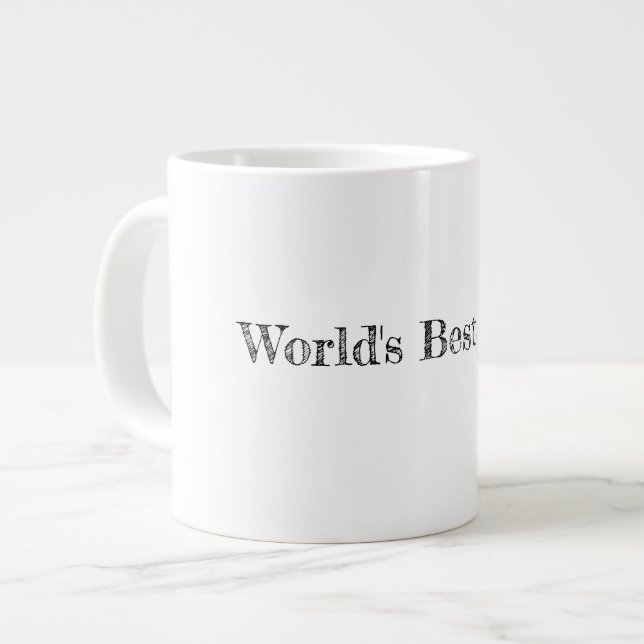 World's Best Mom Jumbo Coffee Mug (Front Left)