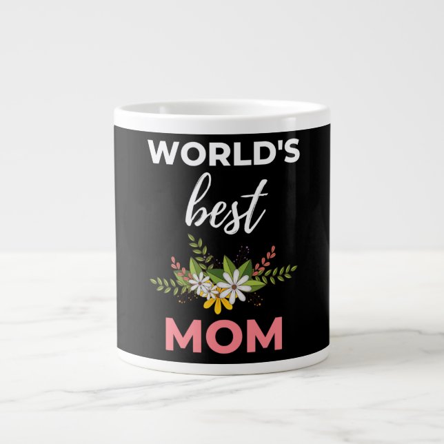 World's Best Mom Large Coffee Mug (Front)