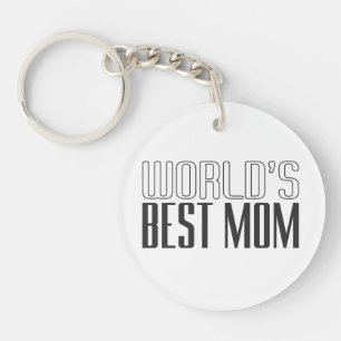 World's Best Mom Mother's Day   Keychain