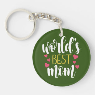 World's Best Mom Mother's Day Keychain