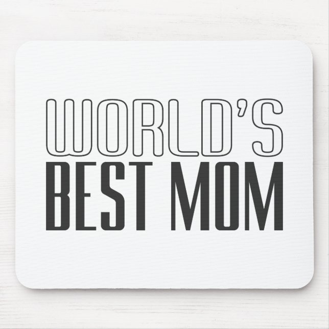 World's Best Mom Mother's Day | Mousepad (Front)