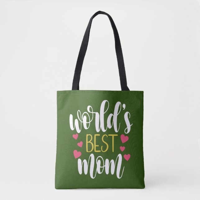 World's Best Mom Mother's Day | Tote Bag (Front)
