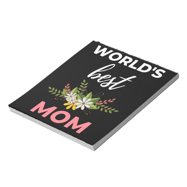 World's Best Mom Notepad (Rotated)