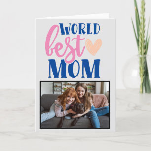 World's Best Mom ...Personalized Mother's Day Card