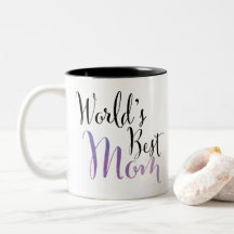 World's Best Mom (Purple) design for