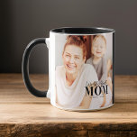 World's Best Mom Since 20XX Modern Photos Mug<br><div class="desc">This simple and modern design is composed of sans serif and playful cursive typography and add a custom photo.</div>