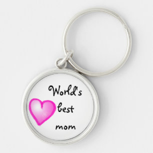 World's best mom sleutelhanger keychain