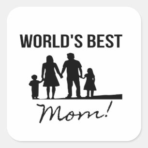world's best mom Sticker