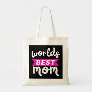 worlds best mom tote bag