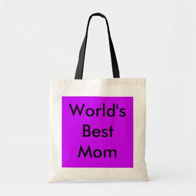World's Best Mom Tote Bag (Front)