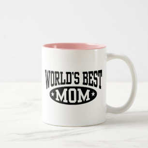 World's Best Mom Two-Tone Coffee Mug