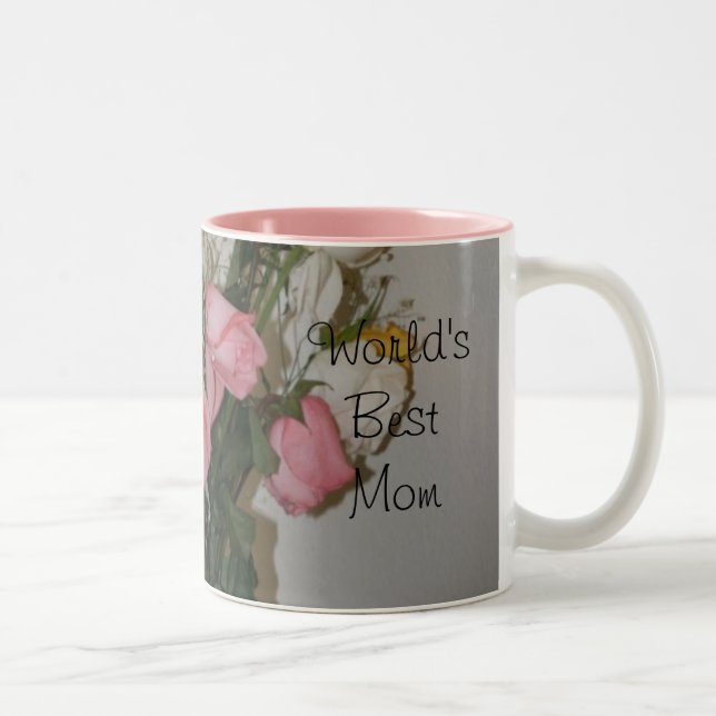 World's Best Mom Two-Tone Coffee Mug (Right)