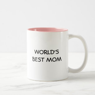 WORLD'S BEST MOM Two-Tone COFFEE MUG