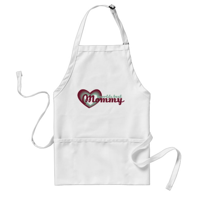Worlds Best Mommy Standard Apron (Front)